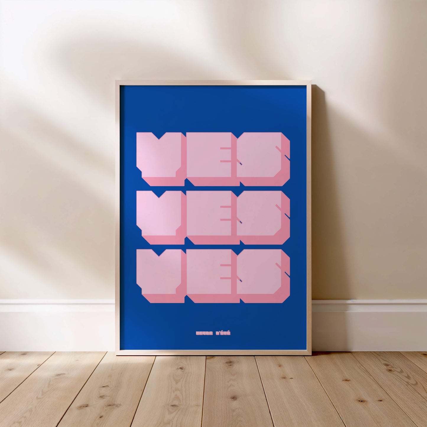 Affiche Yes yes yes | Heure d'Été Studio