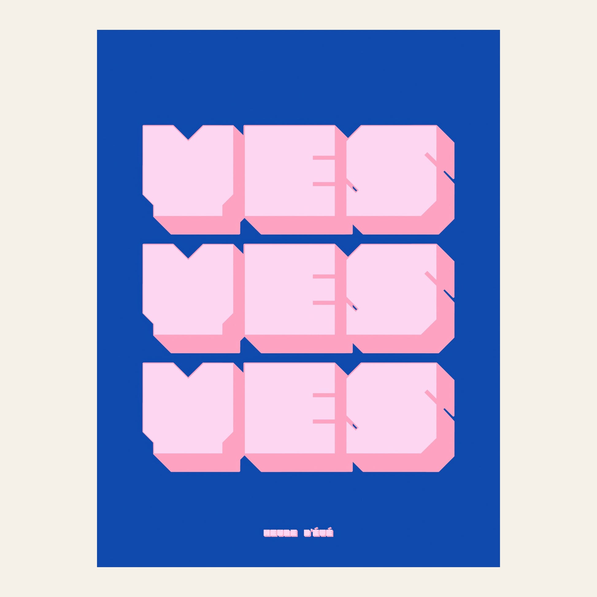 Affiche Yes yes yes - l'affiche