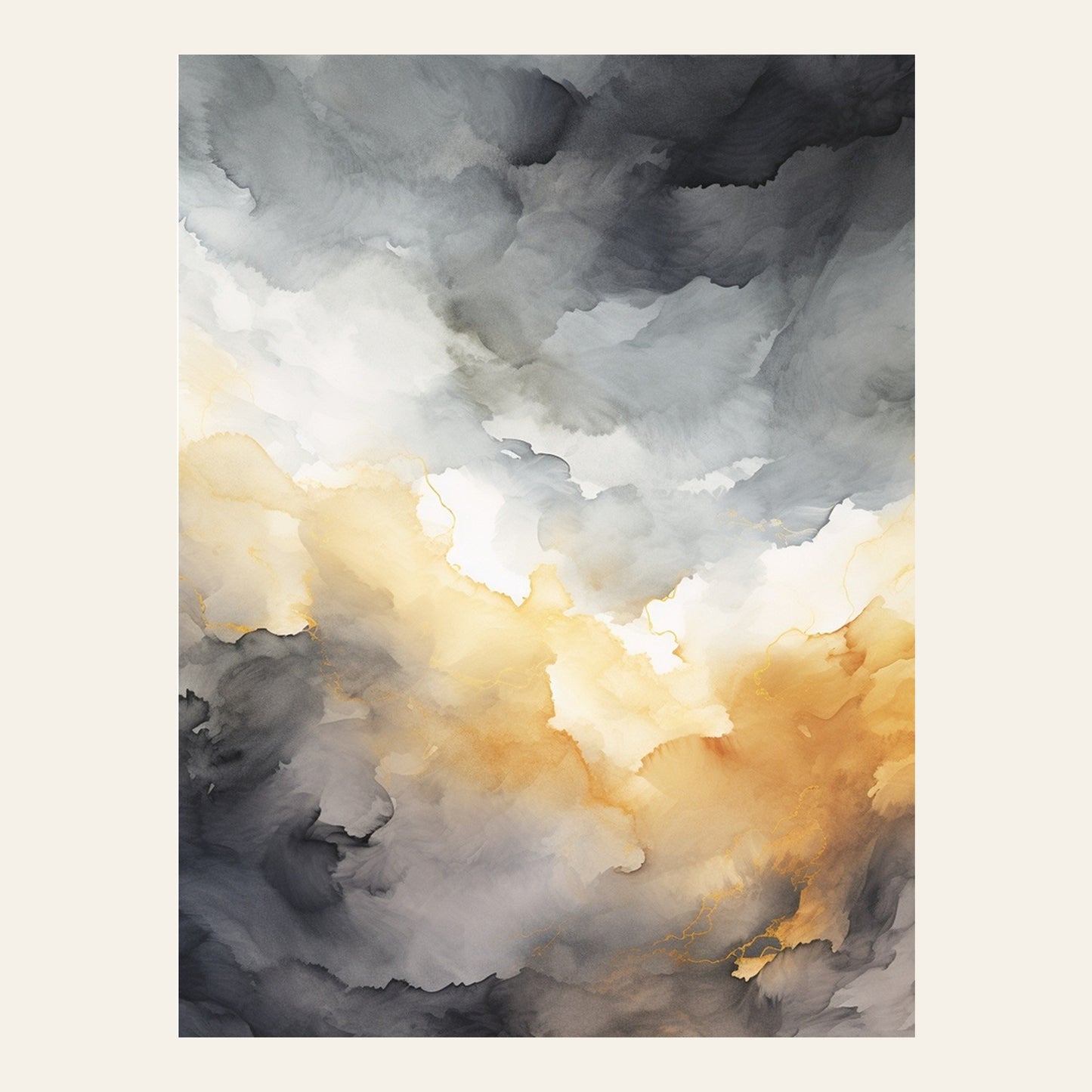Affiche Watercolor Sunset - l'affiche