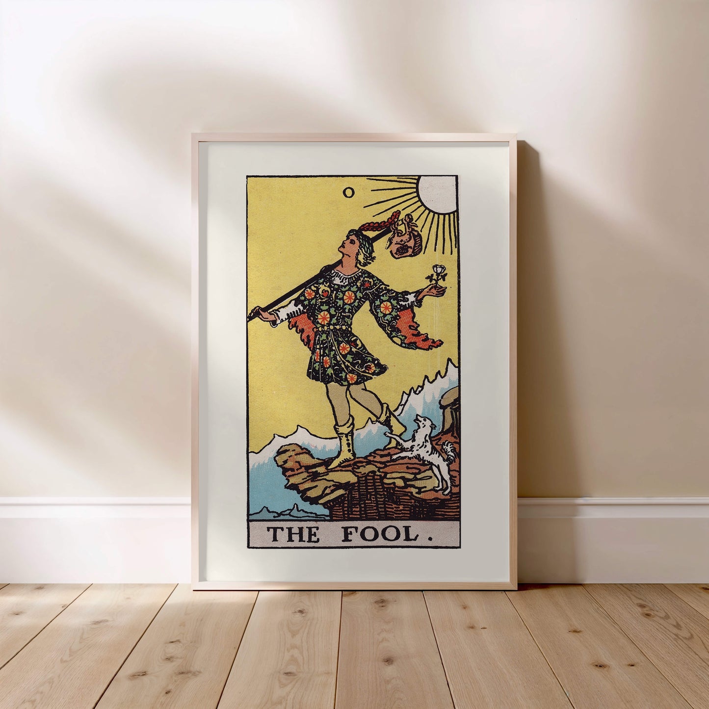 Arcane 0 - Le Mat (The Fool) - Affiche Tarot Rider-Waite-Smith