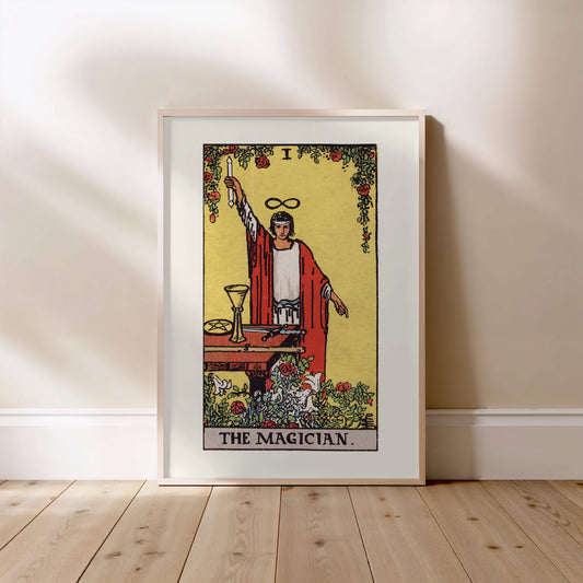 Arcane I - Le Bateleur (The Magician) - Affiche Tarot Rider-Waite-Smith