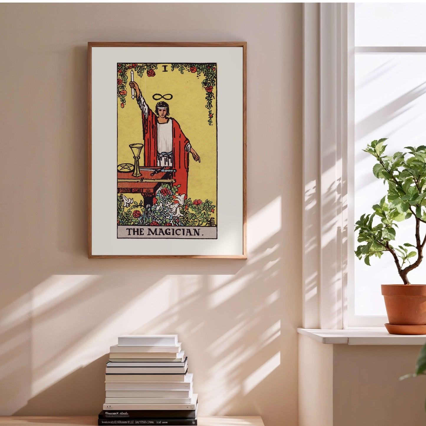 Arcane I - Le Bateleur (The Magician) - Affiche Tarot Rider-Waite-Smith en situation