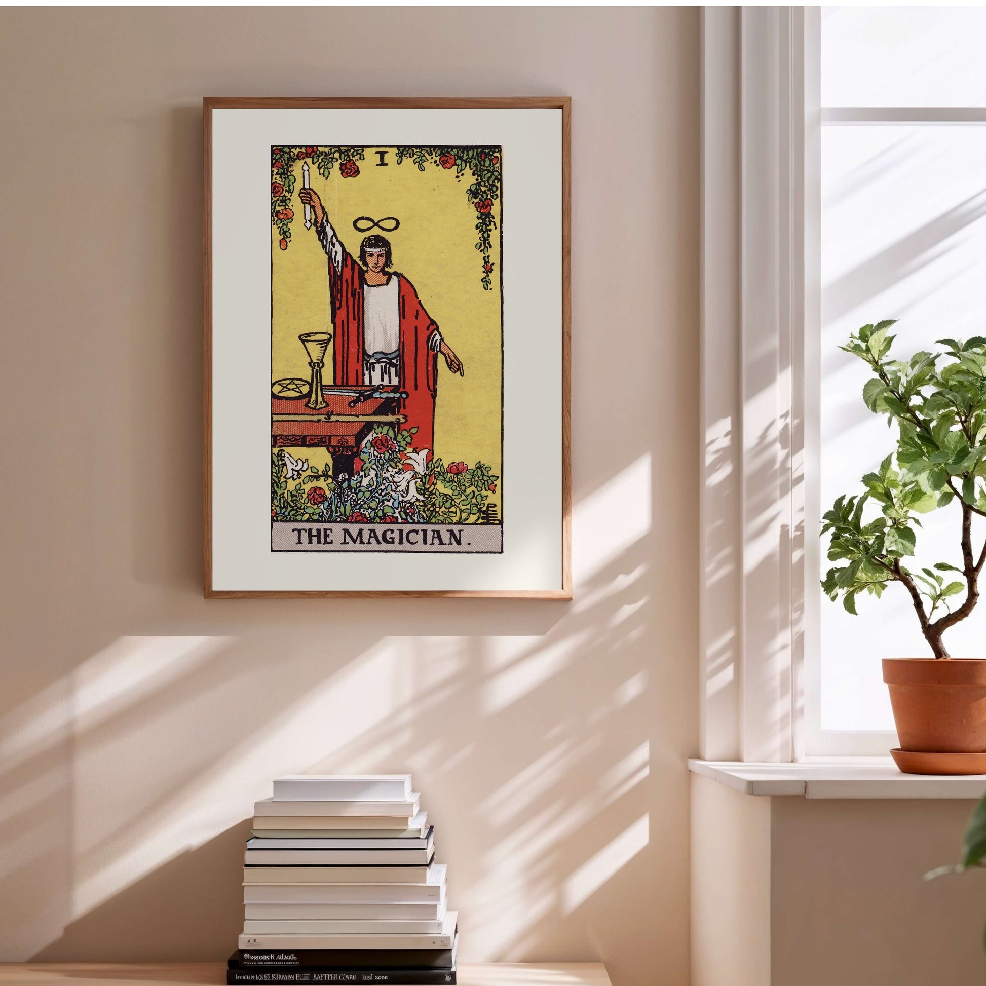 Arcane I - Le Bateleur (The Magician) - Affiche Tarot Rider-Waite-Smith en situation