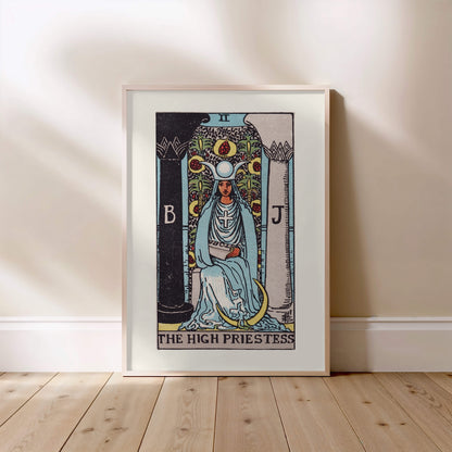 Arcane II - La Grande Prêtresse (The High Priestess) - Affiche Tarot Rider-Waite-Smith