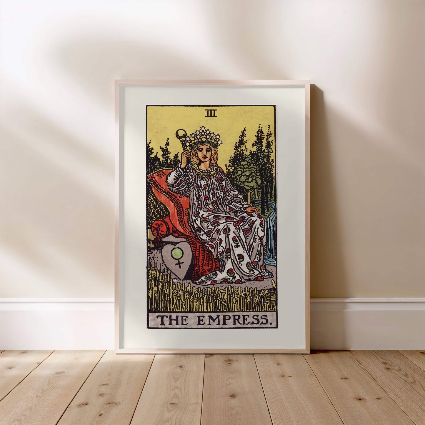 Arcane III - L'Impératrice (The Empress) - Affiche Tarot Rider-Waite-Smith