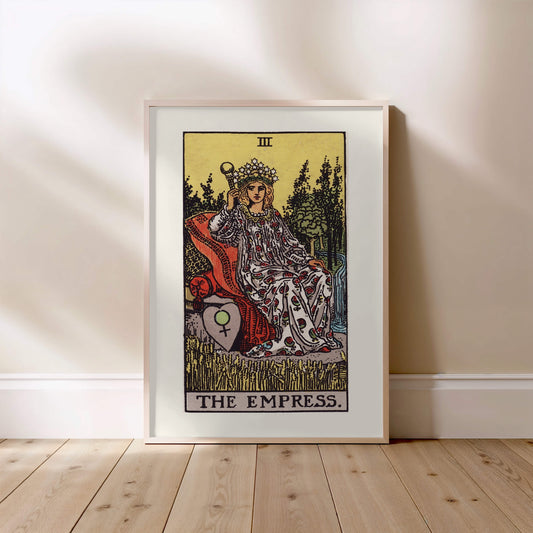 Arcane III - L'Impératrice (The Empress) - Affiche Tarot Rider-Waite-Smith