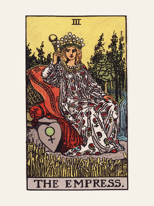 Arcane III - L'Impératrice (The Empress) - Affiche Tarot Rider-Waite-Smith