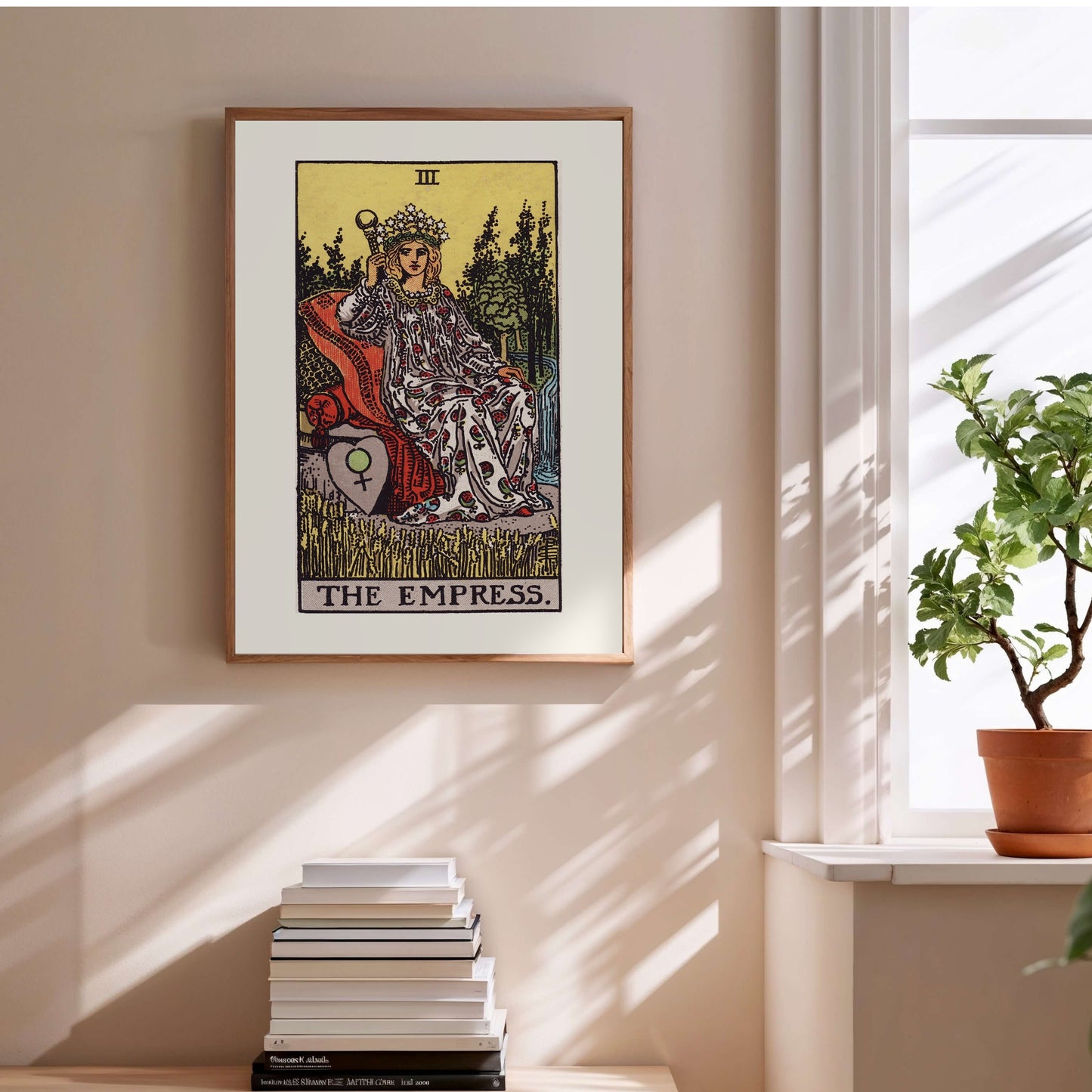 Arcane III - L'Impératrice (The Empress) - Affiche Tarot Rider-Waite-Smith en situation