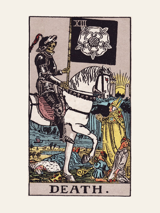 Arcane XIII - La Mort (Death) - Affiche Tarot Rider-Waite-Smith