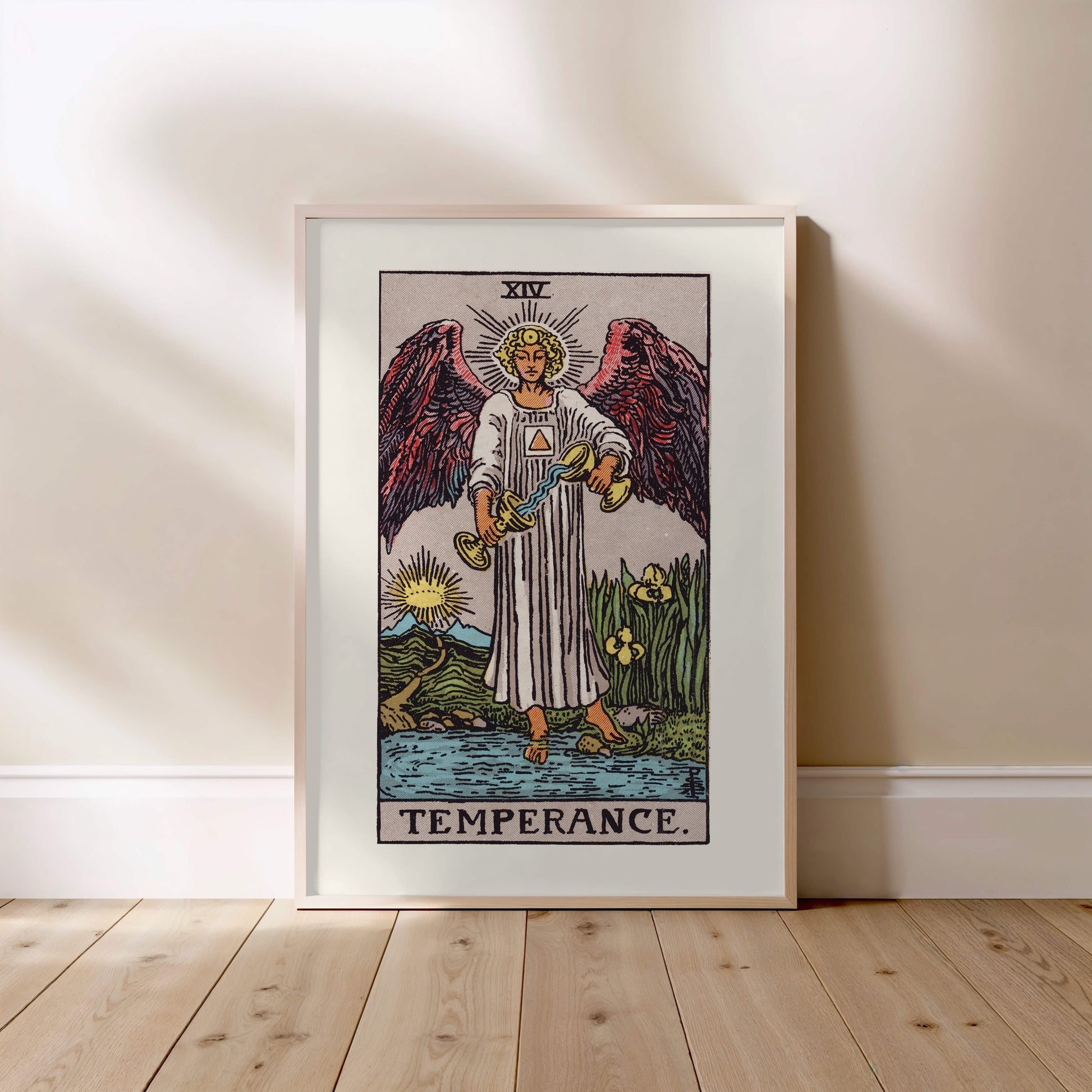 Arcane XIV - Tempérance (Temperance) - Affiche Tarot Rider-Waite-Smith