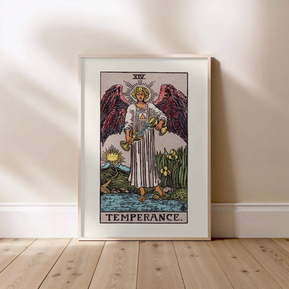 Arcane XIV - Tempérance (Temperance) - Affiche Tarot Rider-Waite-Smith