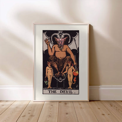 Arcane XV - Le Diable (The Devil) - Affiche Tarot Rider-Waite-Smith