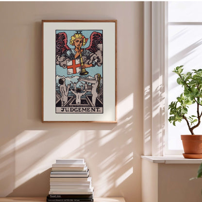 Arcane XX - Le Jugement (Judgement) - Affiche Tarot Rider-Waite-Smith en situation