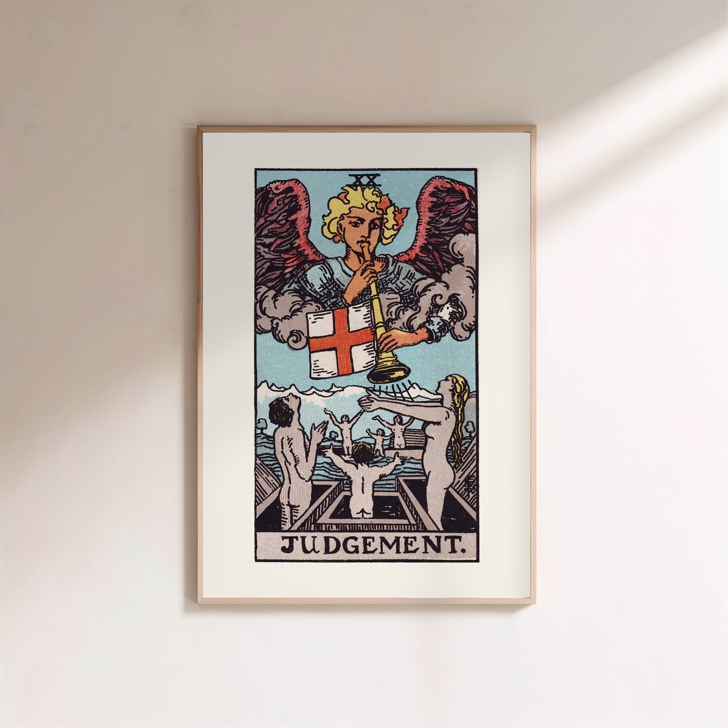 Arcane XX - Le Jugement (Judgement) - Affiche Tarot Rider-Waite-Smith en situation