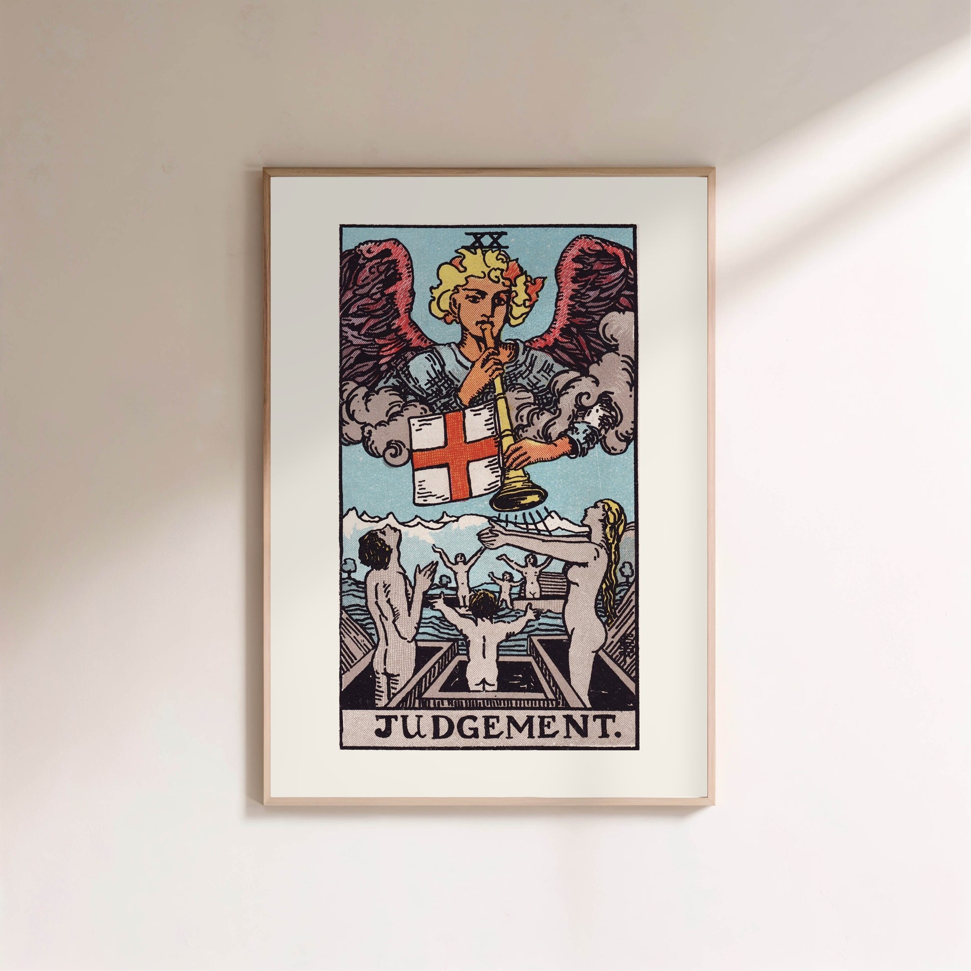 Arcane XX - Le Jugement (Judgement) - Affiche Tarot Rider-Waite-Smith en situation