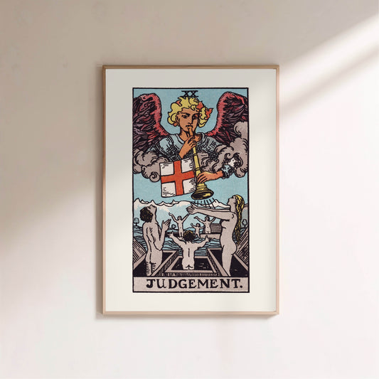 Arcane XX - Le Jugement (Judgement) - Affiche Tarot Rider-Waite-Smith en situation