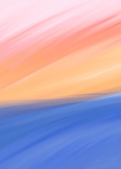 Stillness No. 1, l'affiche seule, papier épais mat éco-responsable, format 50x70 cm