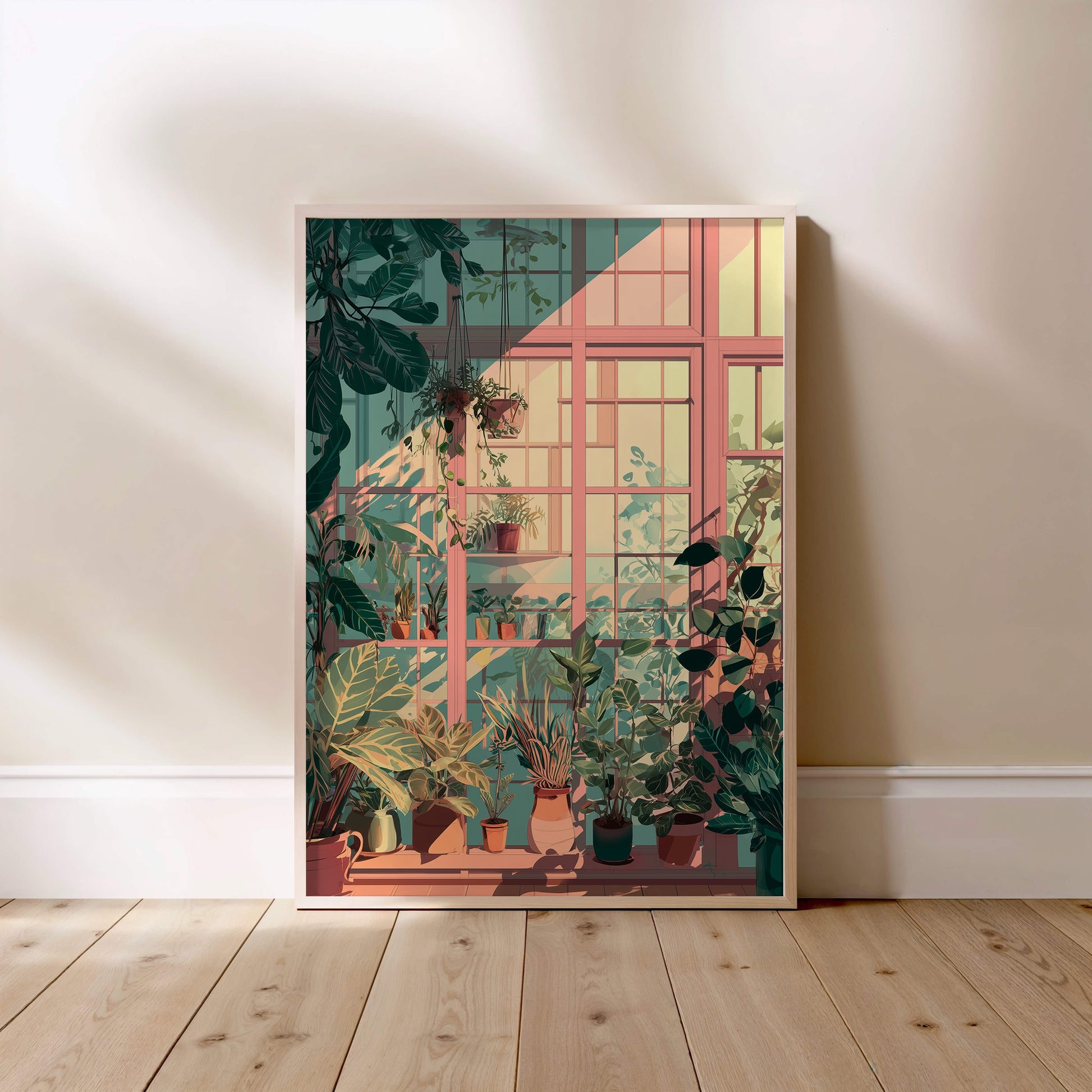 L'atelier du jardinier, affiche encadrée