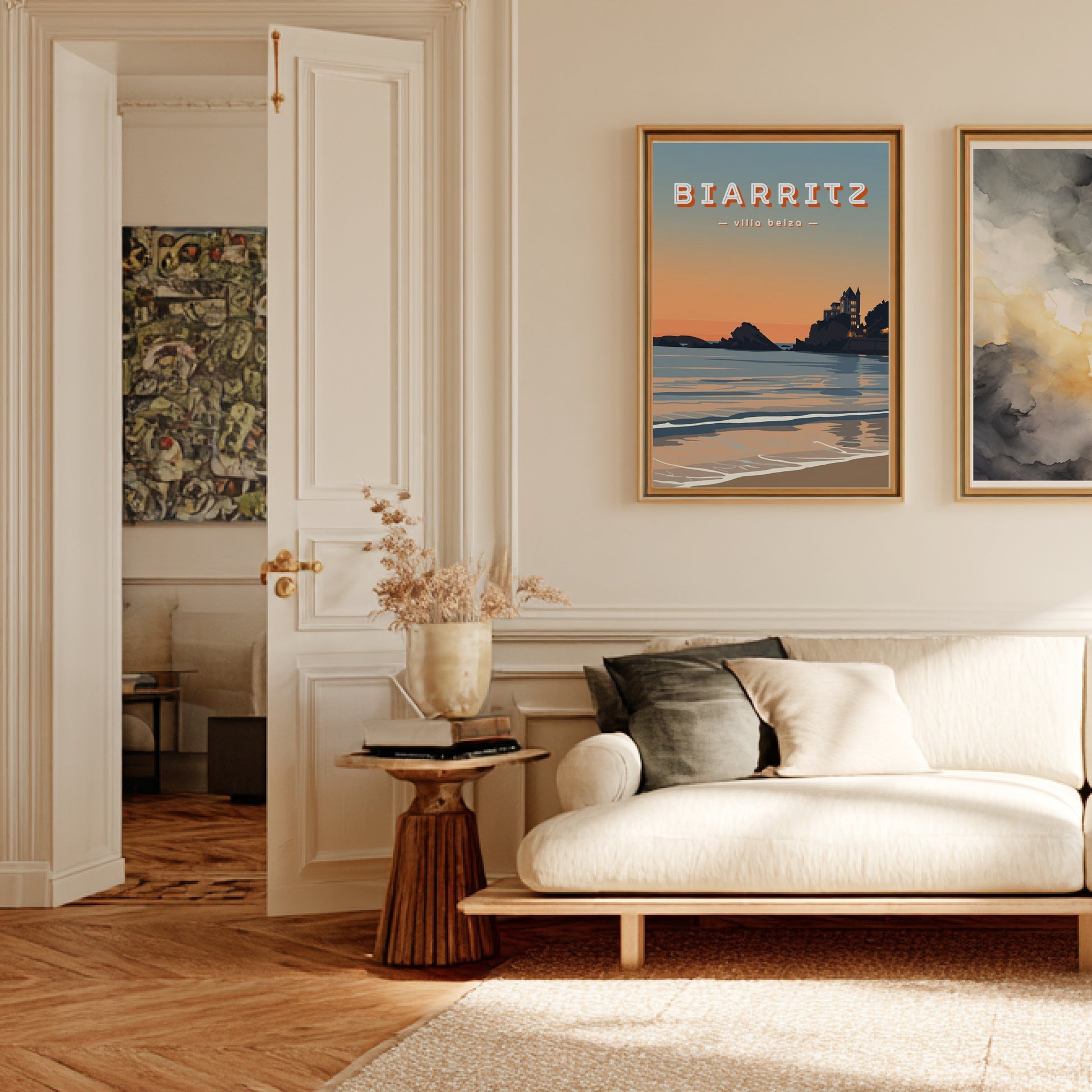 Affiche Biarritz - Villa Belza en situation