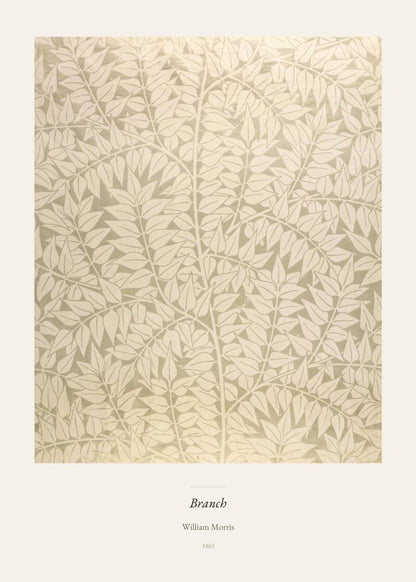 Branch, William Morris | Affiche Décorative Premium, l'affiche seule, papier épais mat éco-responsable