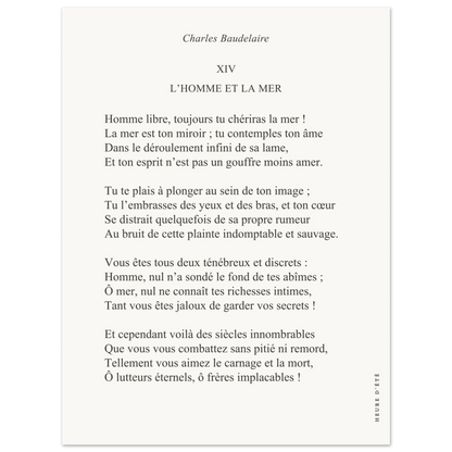 L'homme et la mer - Charles Baudelaire - Heure d'été 