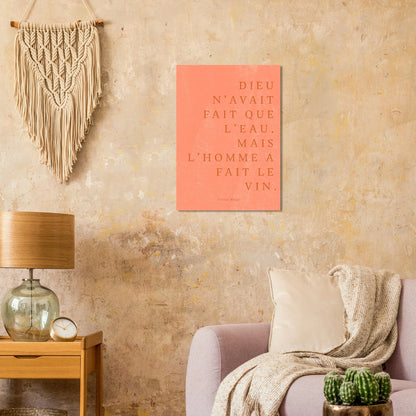 ...Mais l’homme a fait le vin. - Heure d'été 