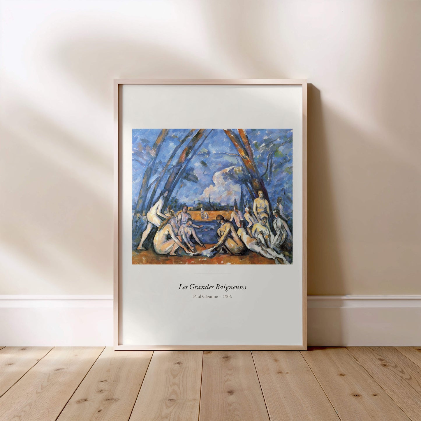 Les Grandes Baigneuses, Cézanne | Affiche Art Premium