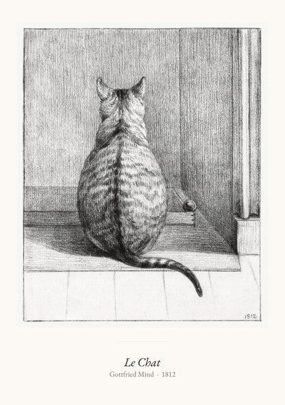 Le Chat, Gottfried Mind | Affiche Art Premium