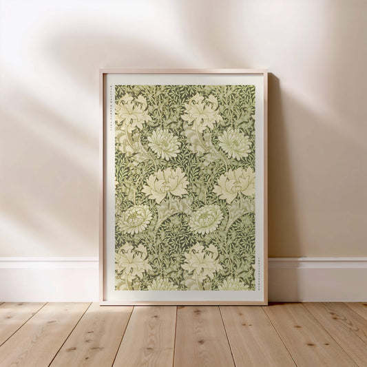 Chrysanthemum - William Morris - Affiche Arts & Crafts