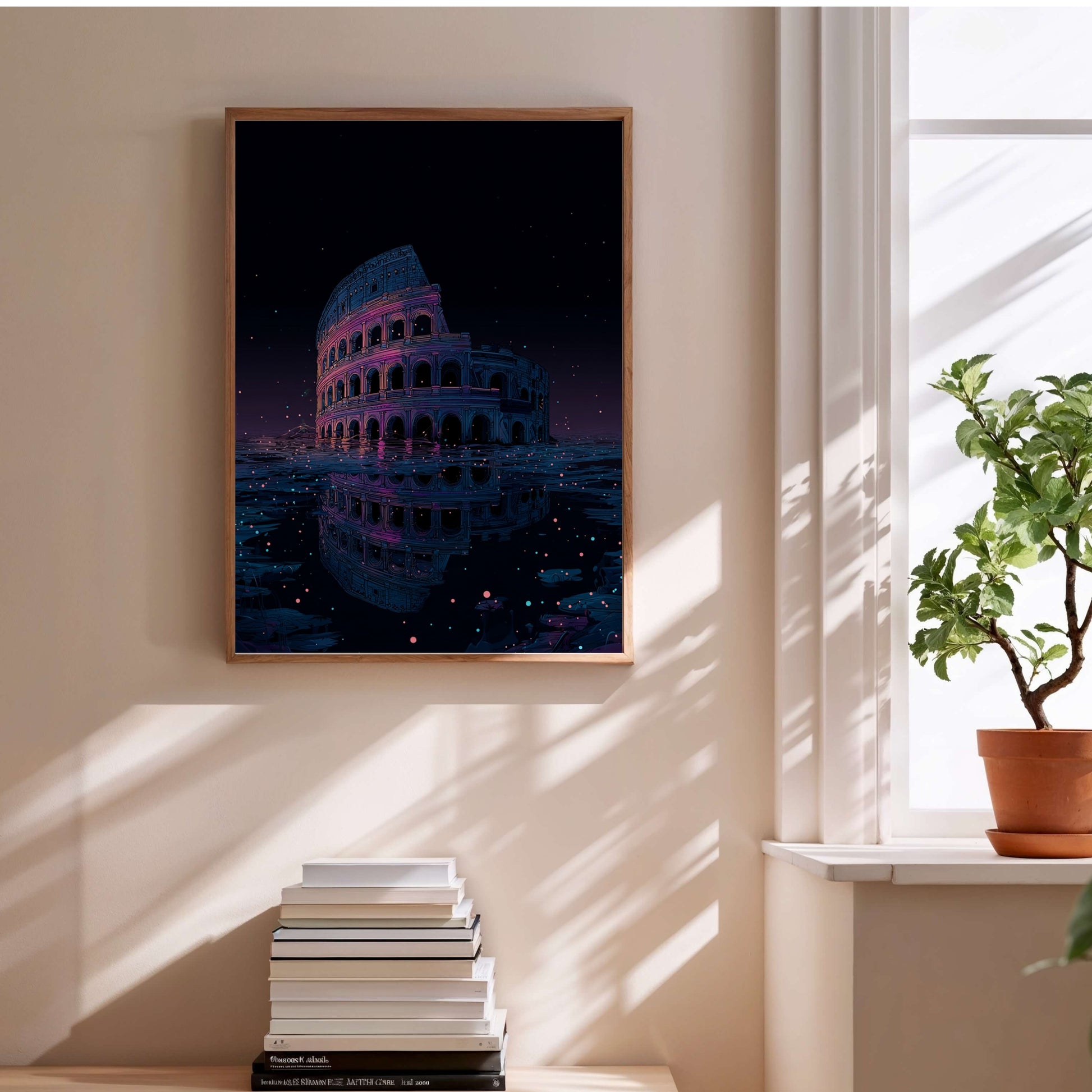 Rome Underwater | Poster Dystopique en situation