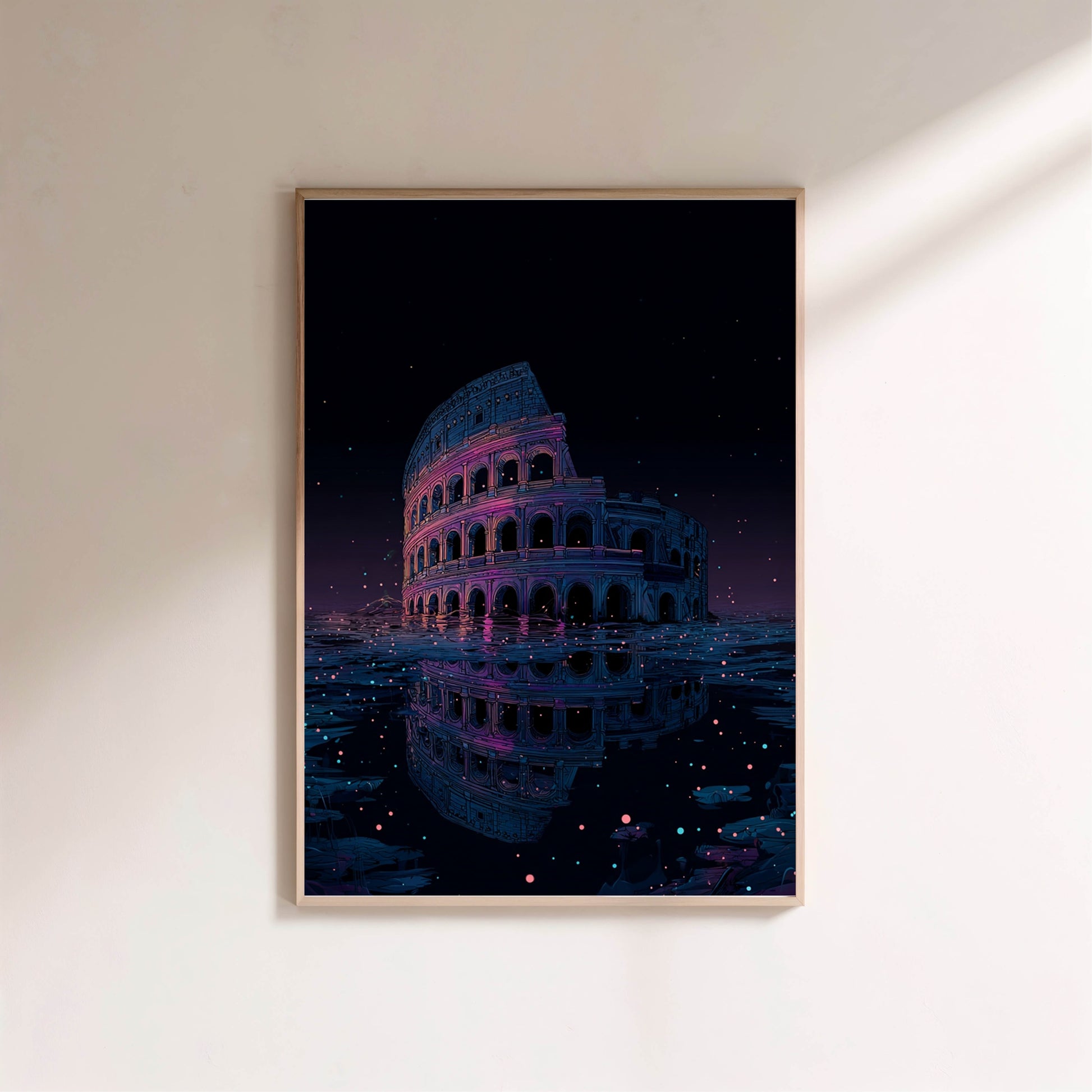 Rome Underwater | Poster Dystopique en situation