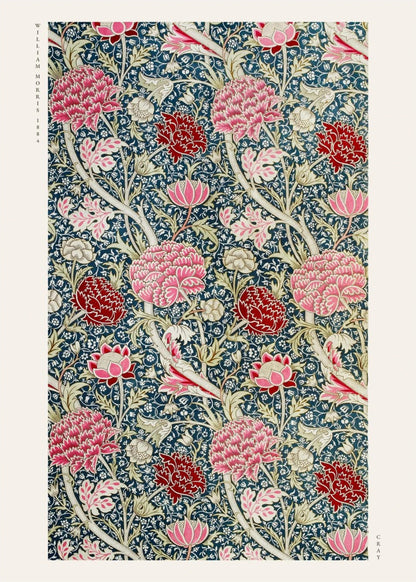 Cray - William Morris - Affiche Arts & Crafts, l'affiche seule, papier épais mat éco-responsable