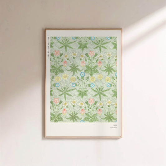Daisy - William Morris - Affiche Arts & Crafts en situation