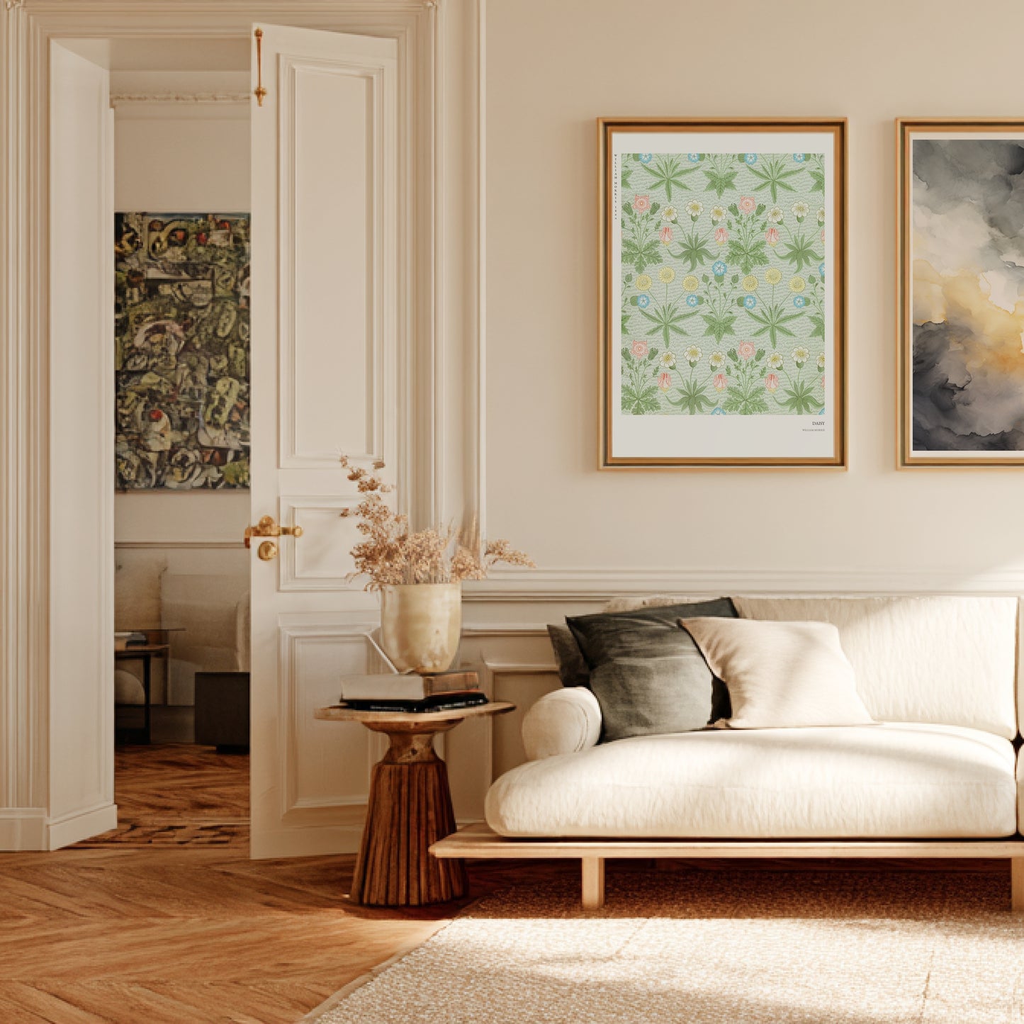 Daisy - William Morris - Affiche Arts & Crafts en situation