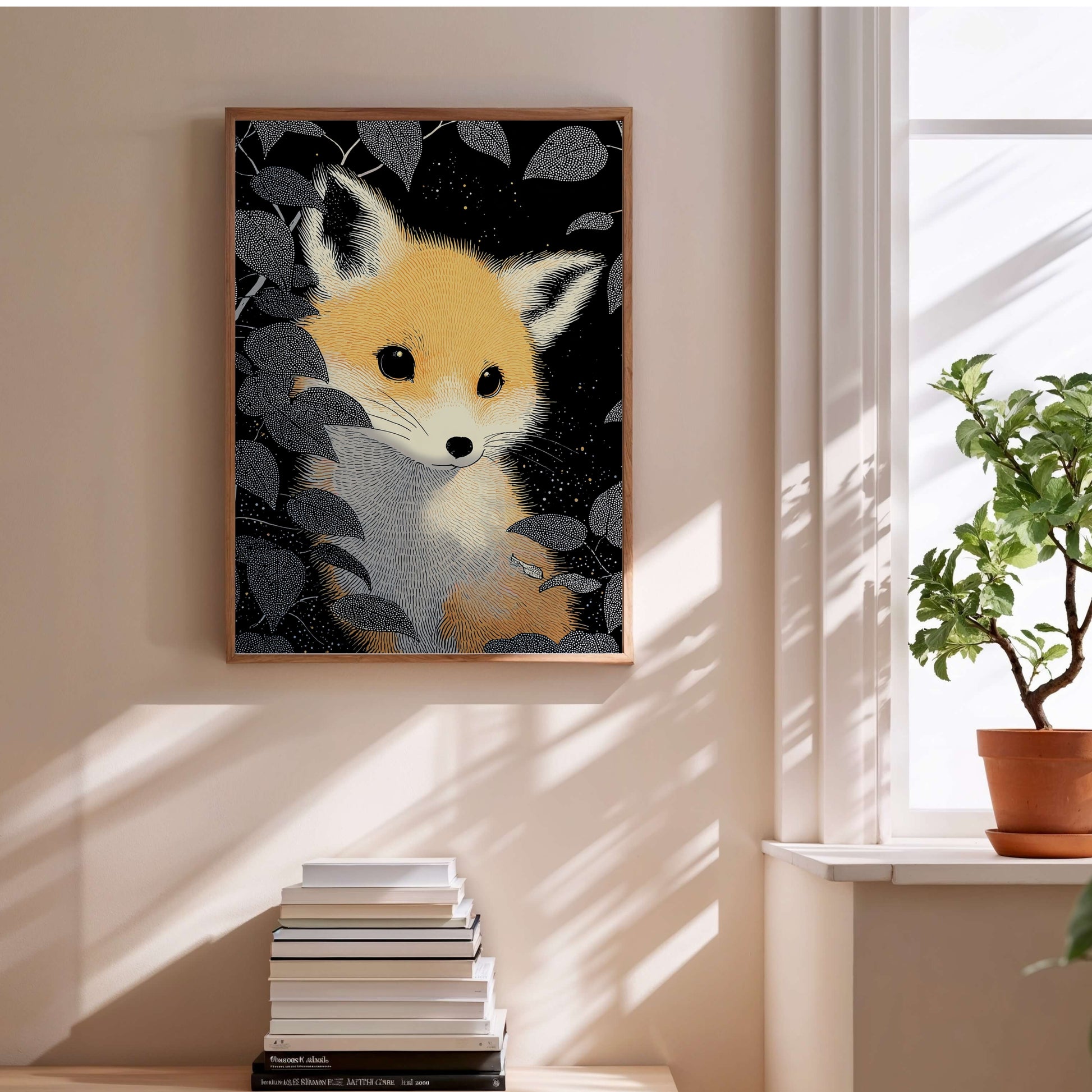 Affiche enfant Rox the fox en situation