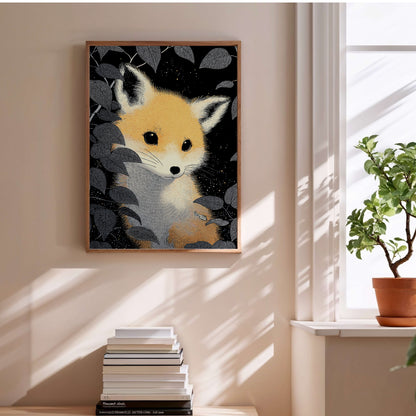 Affiche enfant Rox the fox en situation