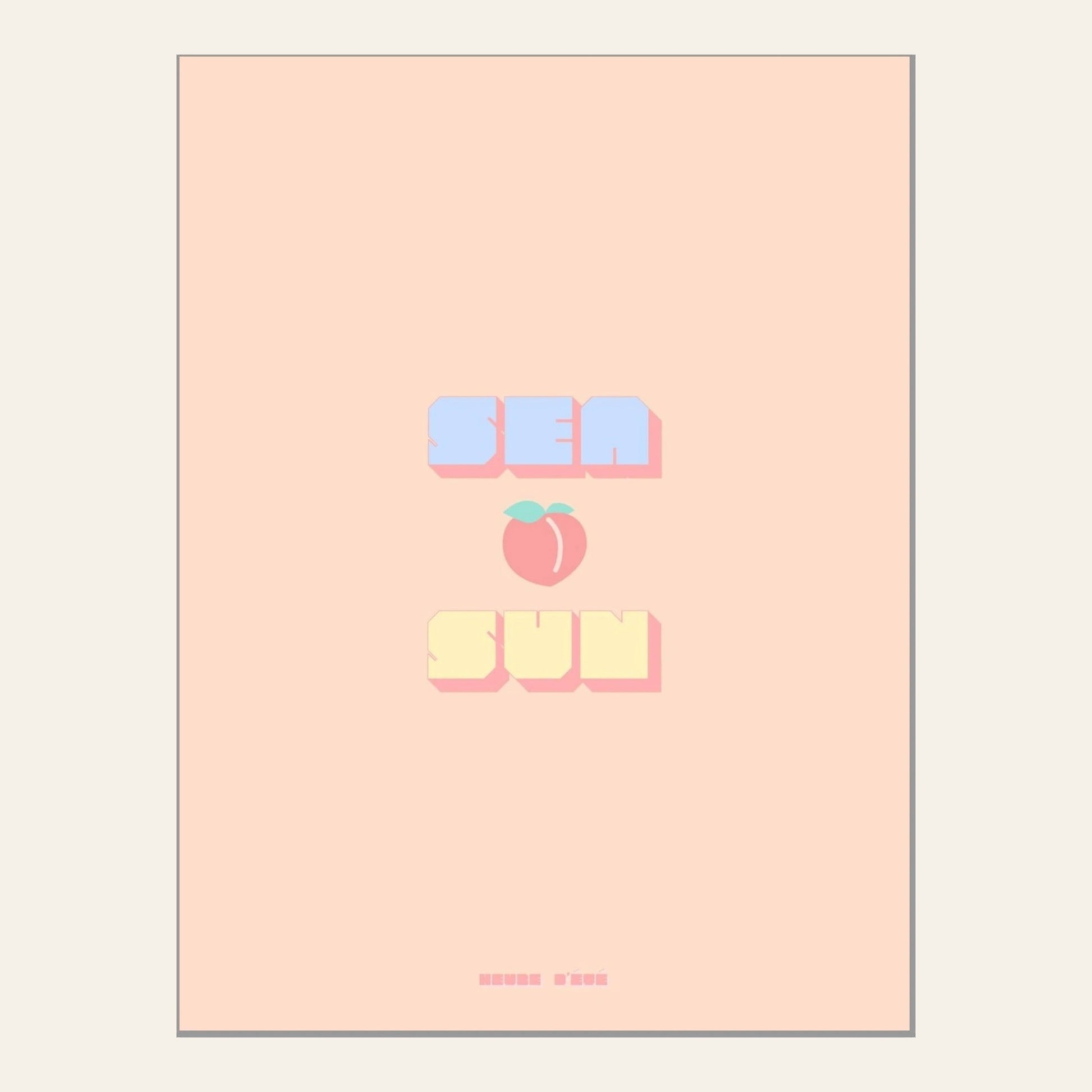 Affiche Sea Peach & Sun - l'affiche