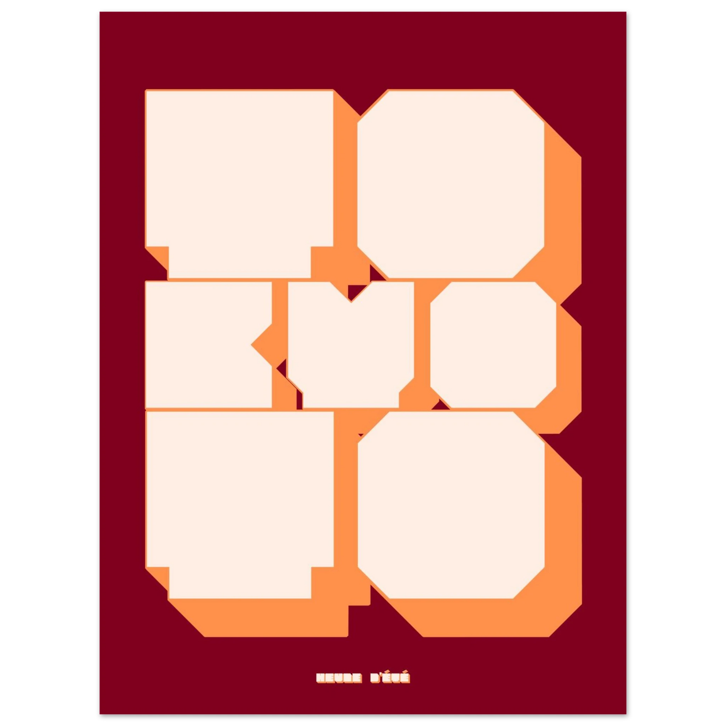 Affiche Tokyo - Kyoto - Heure d'été 