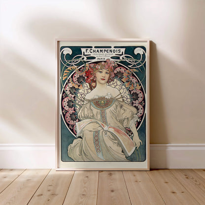 F. Champenois Imprimeur-Editeur - Alphonse Mucha - Affiche Art Nouveau