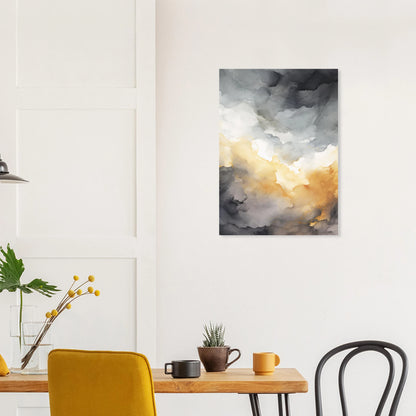 Affiche Watercolor Sunset - Heure d'été 