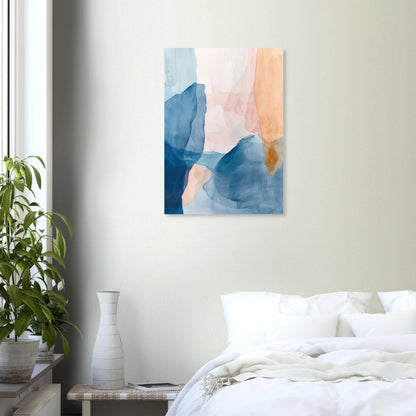 Affiche Abstract Watercolor - Heure d'été 