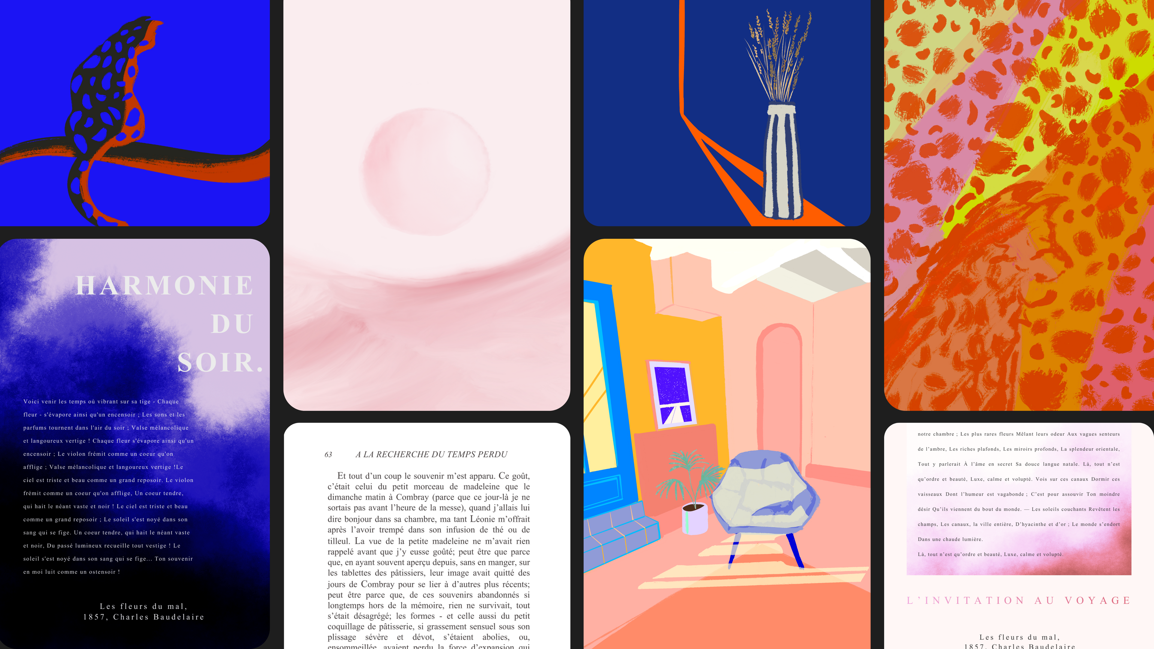 homepage image, art minimaliste et abstrait, impression d'art sur demande