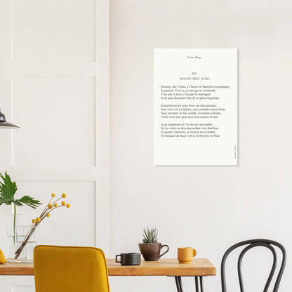 Demain, dès l'aube... - Victor Hugo - Heure d'été 