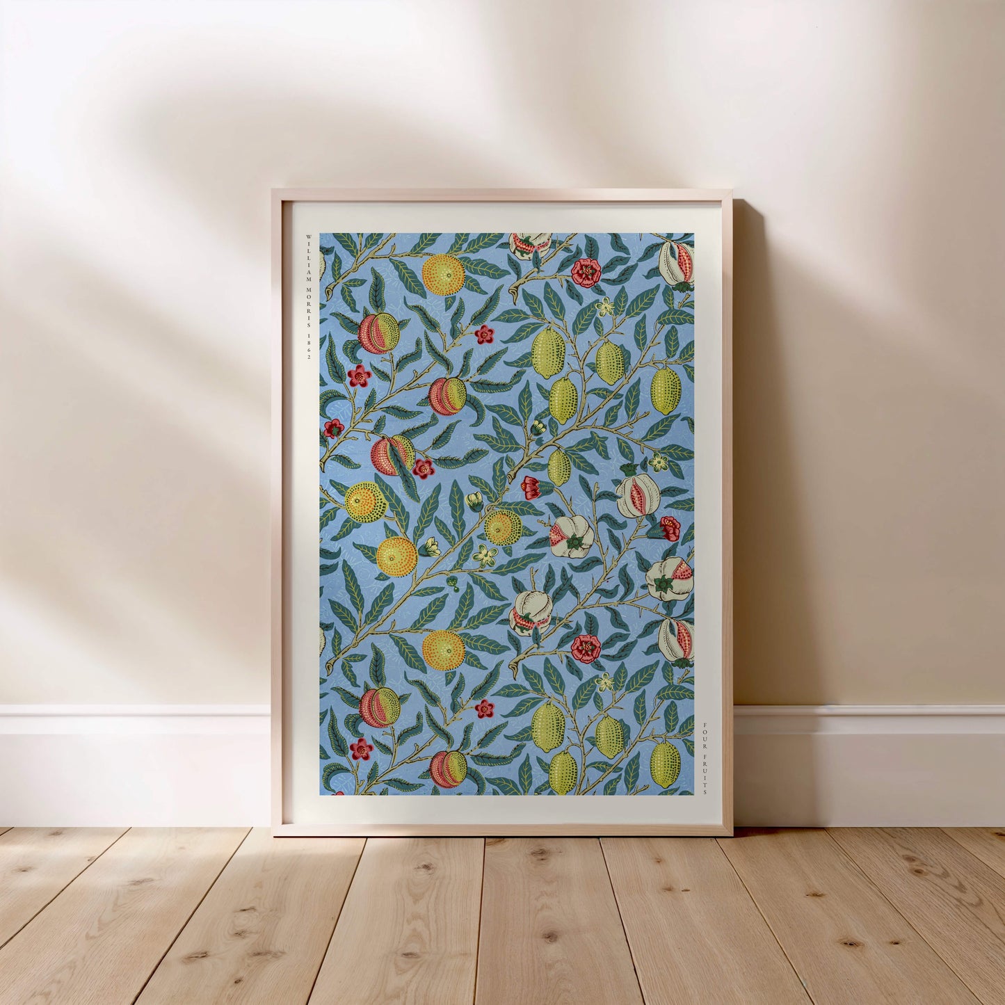 Four Fruits - William Morris - Affiche Arts & Crafts