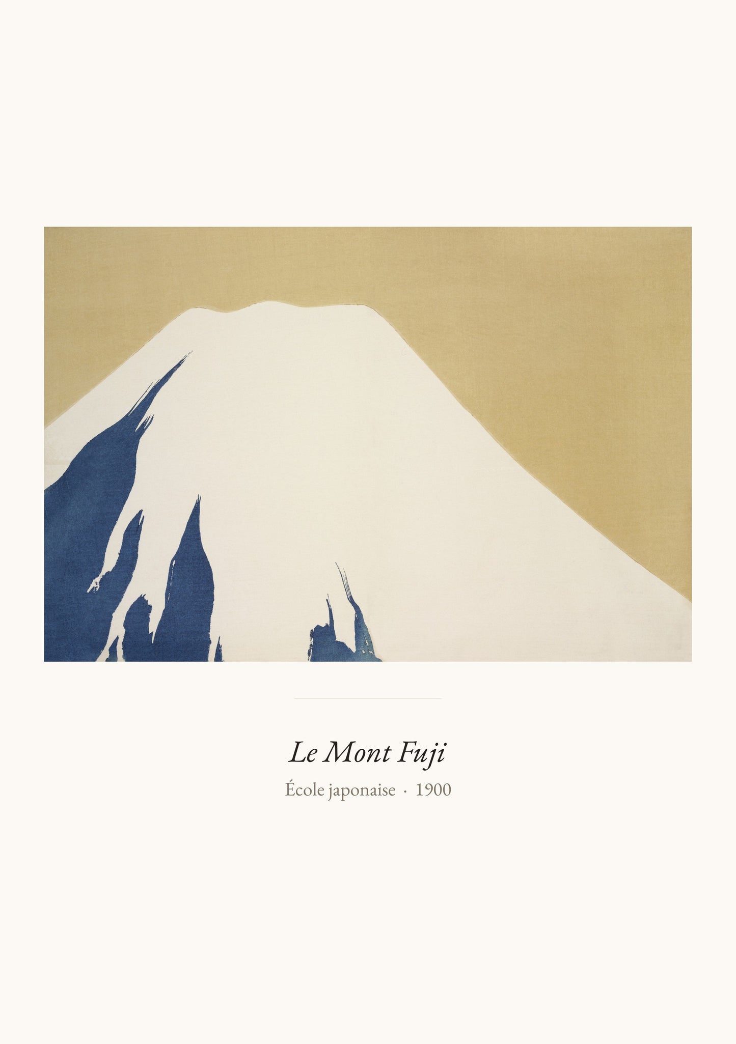 Le Mont Fuji, École japonaise | Affiche Art Premium