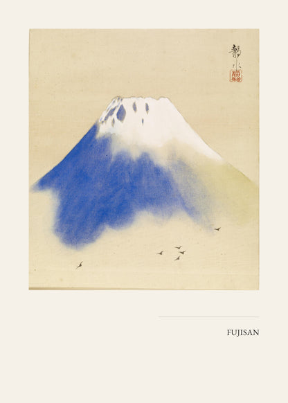 Fujisan - Peinture Japonaise Anonyme - Affiche