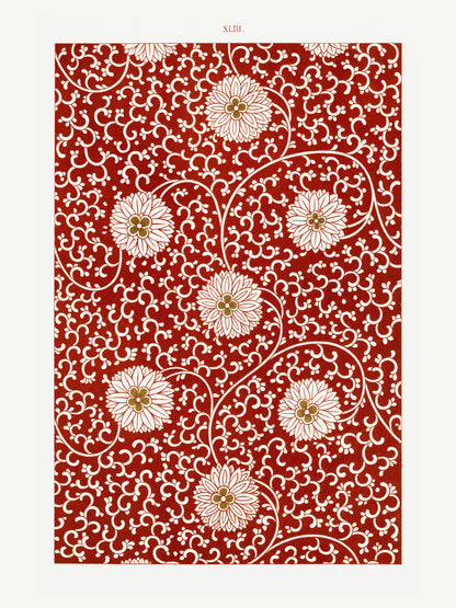 Grammar of Ornament Pl. XLIII - Owen Jones - Motif Ornemental 1856