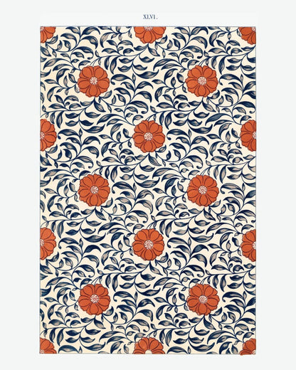 Grammar of Ornament Pl. XLVI - Owen Jones, l'affiche seule, papier épais mat éco-responsable, format 40x50 cm
