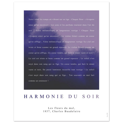 Harmonie du soir - Baudelaire - Heure d'été 
