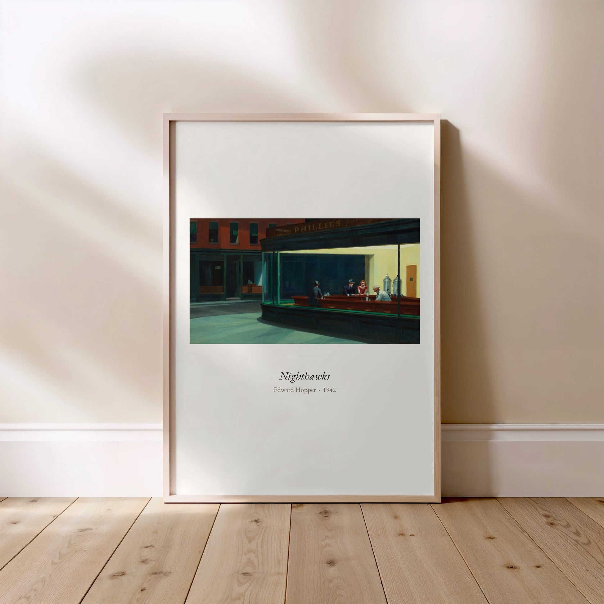 Nighthawks, Edward Hopper | Affiche Art Premium
